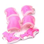 Full protection set, knee, elbow, wrist, pink color, model CSP03